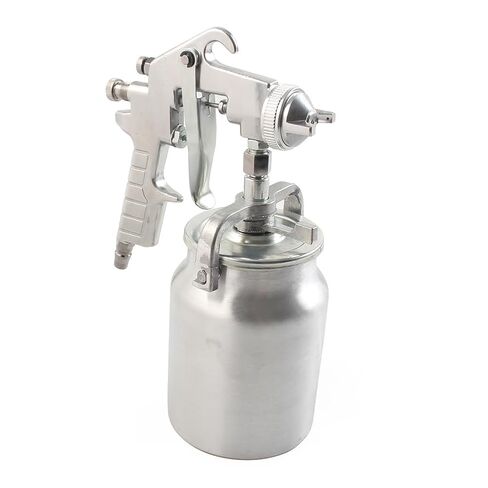 Auto Car PQ-2 Pneumatic Spray 2.0mm Caliber Stainless Steel Nozzle, Cleaning Brush&Manual, Furniture Spraying Tool Kit Replacement, Silver in Saudi Arabia