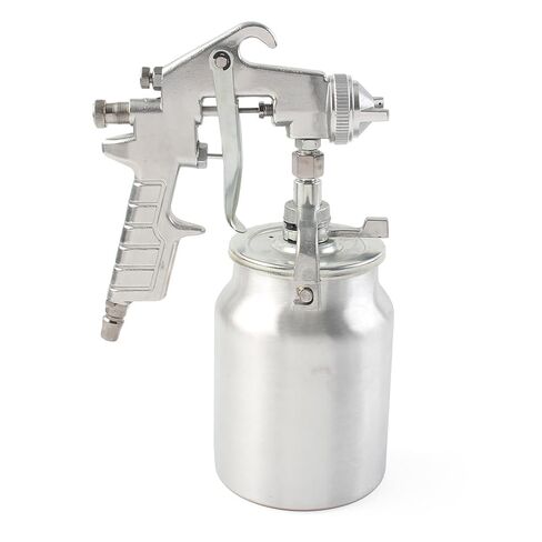 Auto Car PQ-2 Pneumatic Spray 2.0mm Caliber Stainless Steel Nozzle, Cleaning Brush&Manual, Furniture Spraying Tool Kit Replacement, Silver in Saudi Arabia