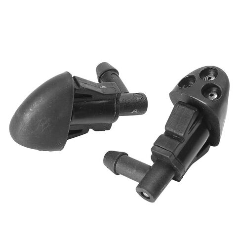 2Pcs Plastic Windshield Wiper Washer Spring Nozzle Kit Black for Chevrolet Cruze Car in Saudi Arabia