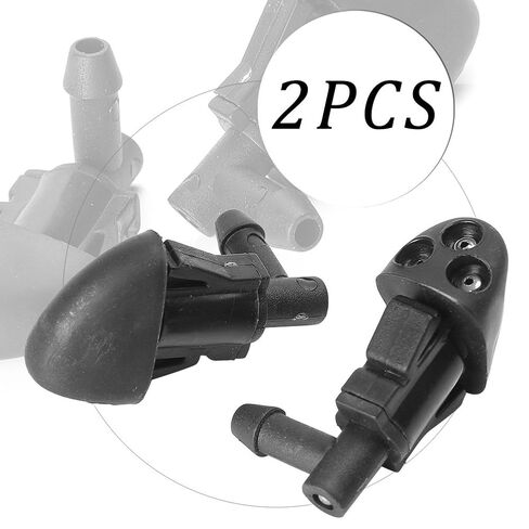 2Pcs Plastic Windshield Wiper Washer Spring Nozzle Kit Black for Chevrolet Cruze Car in Saudi Arabia