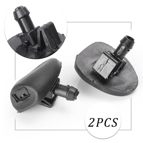 6438.J2 Windshield Washer Wiper Spring Nozzle Kit Plastic Black for Peugeot 206 All Models Car in Saudi Arabia