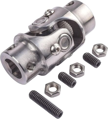 JEGS التوجيه U-المشترك | 3/4 � DD X 3/4 �-36 خدد | مطلي بالنيكل | واحدة لكل عبوة | الصلب المُشكل باستخدام الحاسب الآلي | تعمل بزاوية تصل إلى 30 درجة | محامل الإبرة لحركة سلسة in Kuwait