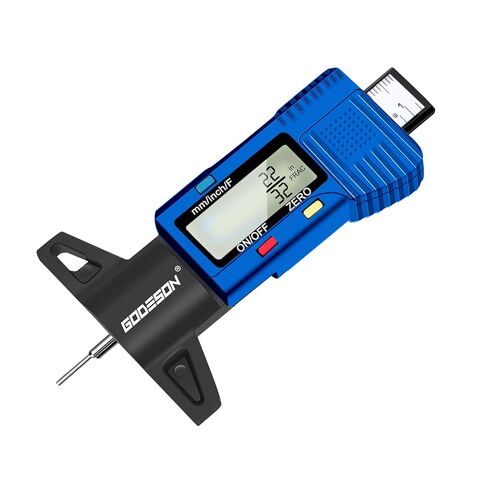 Godeson Digital Tire Gauge with 3 Modes - Fractional Inch, Decimal Inch and Millimeter, Accurate Tire Gauge for Motorcycles, Cars, Trucks in Saudi Arabia