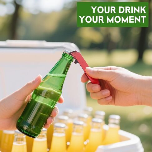 6 Pack Bottle Opener Keychain Set, Colorful Aluminum Alloy Beer Bottle Openers, Small Lightweight Keychain Opener for Beer, Soda & Can Opening, Pocket Bar Tool for Home, Camping & Parties in Kuwait