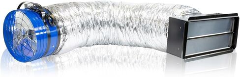 مروحة Quietcool QC CL-5400 RF الكلاسيكية المتقدمة للمنزل بالكامل مع تحكم لاسلكي - ما يصل إلى 5024 CFM - سرعتان - تغطي ما يصل إلى 2512 قدم مربع - ضمان 10 سنوات - شبكة قابلة للإزالة in Kuwait