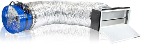 مروحة Quietcool QC CL-5400 RF الكلاسيكية المتقدمة للمنزل بالكامل مع تحكم لاسلكي - ما يصل إلى 5024 CFM - سرعتان - تغطي ما يصل إلى 2512 قدم مربع - ضمان 10 سنوات - شبكة قابلة للإزالة in Kuwait