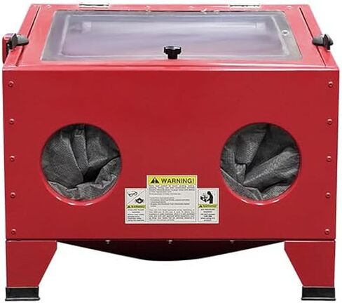90L Professional Sand Blasting Cabinet for Jewelry & Dental Use, 6-25CFM Air Flow, 75-125PSI Pressure, Built-in Hollow Partition for Efficient Sandblasting in Saudi Arabia