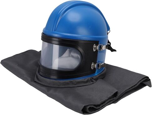 غطاء رأس Asixxsix Sandblasting، خوذة Sandblasting لتغذية الهواء مع عدسة واقية وبدلة خفيفة الوزن بدون أكمام لرش المناطق المحملة بالغبار in Saudi Arabia