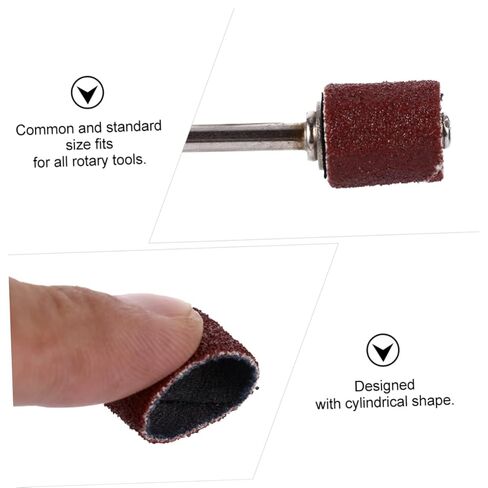 TEHAUX 51pcs Sandpaper Bands Drum Mandrel for Woodworking Polishing and Sanding Compatible Rotary Tools Grit Levels in Saudi Arabia