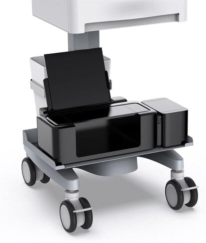 Medical Mobile Trolley Cart with Wheels, Rolling Desktop Lab Cart Height Adjustable All-in-One Computers for Hospital Dental Clinic Home Office in Saudi Arabia