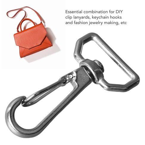 قطب العين الترباس يستقر، 6PCS الفولاذ المقاوم للصدأ قطب الربيع مشبك عالمي D حلقة الكلب المقود يستقر هوك الثقيلة حزام المفاجئة هوك للحزام، والأشرطة، والأسلاك، والحبال، والياقات الحيوانات الأليفة in Kuwait