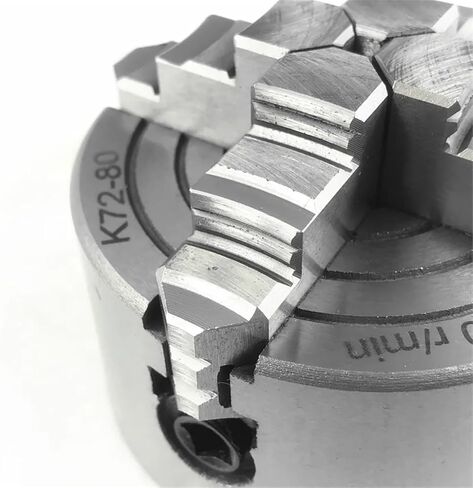 Lathe Chuck 80mm 4 Jaw Independent Chuck Mini Lathe Chuck K72-80 for Mini Lathe in Kuwait