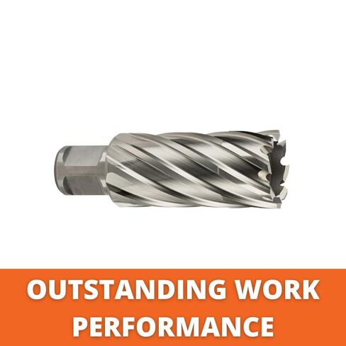 Slugger by Fein HSS Annular Cutter with Enhanced Cutting Geometry for Precision Drilling - High-Durability Steel, 2" Cutting Depth, 14mm Bore Diameter, 3/4" Shank - 63134139002 in Saudi Arabia