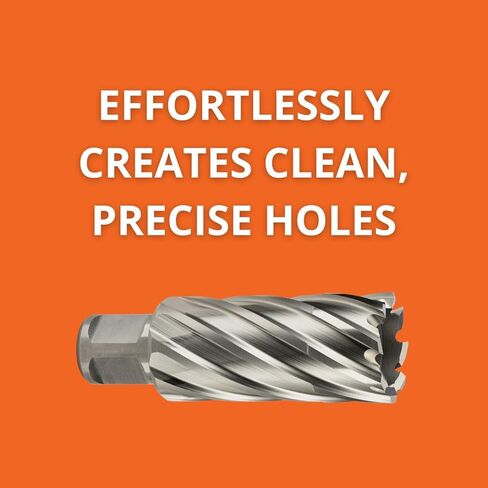 Slugger by Fein HSS Annular Cutter with Enhanced Cutting Geometry for Precision Drilling - High-Durability Steel, 2" Cutting Depth, 14mm Bore Diameter, 3/4" Shank - 63134139002 in Saudi Arabia