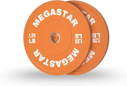 Olympic Bumper Plates, 2-Inch Rubber Weight Plates Set – Color-Coded Heavy Duty Bumper Plates for Home Gym, Strength Training & Weight Lifting in Saudi Arabia