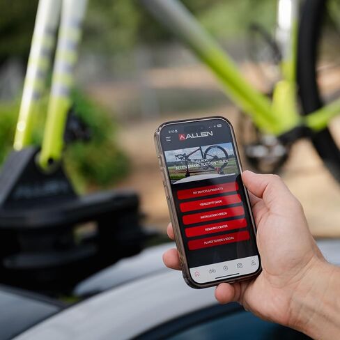 Allen Smart Suction™ GO: Compact 1-Bike Rack, Model SB-05 in Kuwait