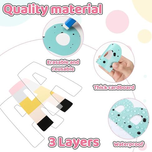 Ireer 216 PCS Moving Moving Moving Bulletin Bulletin Letters for Classroom 4 "Letters Combo Pack Pack مجموعة أرقام أبجدية لأرقام الرموز لفرقة ألواح الإعلانات للصفوف الفصول الدراسية غرفة نوم غرفة نوم. in Saudi Arabia