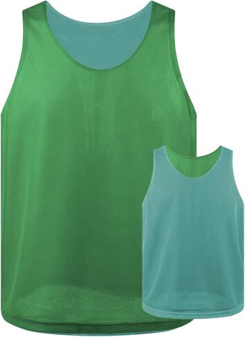 TopTie Reversible Training Vests Two Sides Sports Vest Football Jersey, Pinnies for Soccer Team for Adult and Youth in Saudi Arabia