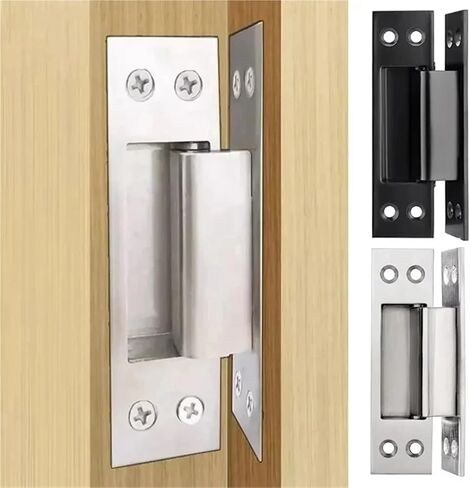 LNHF 4-Inch Concealed Door with Stainless Steel Wooden and Hinge in Saudi Arabia