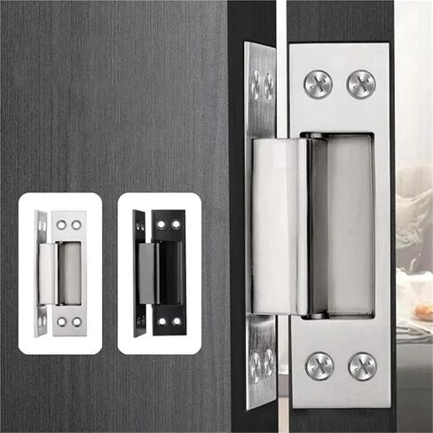 LNHF 4-Inch Concealed Door with Stainless Steel Wooden and Hinge in Saudi Arabia