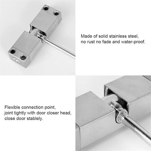 Furniture Door Hardware Spring Closer Adjustable Stainless Steel Closing Device Security Lock in Saudi Arabia