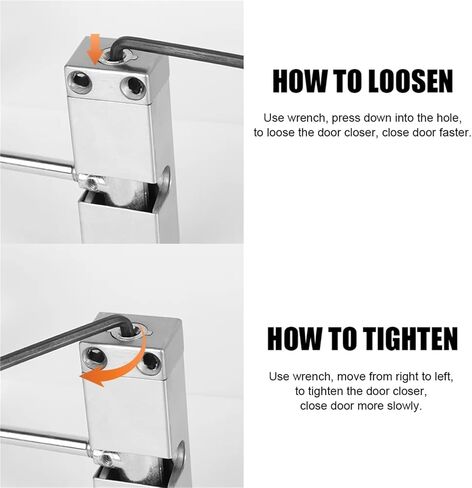 Furniture Door Hardware Spring Closer Adjustable Stainless Steel Closing Device Security Lock in Saudi Arabia