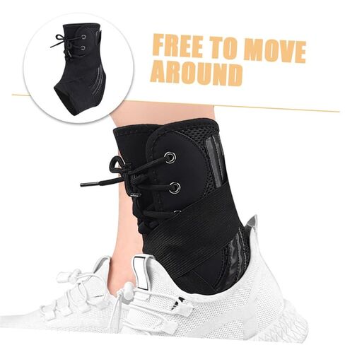 Toyvian Breathable Ankle Sleeve for Sports Compression Ankle Support Elastic Protector Adjustable Strap Unisex Wrap for Injury Recovery and Fitness in Saudi Arabia
