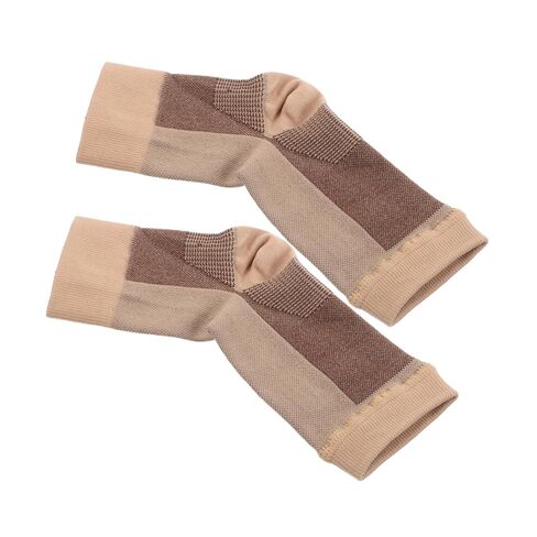 TOYANDONA Ankle Compression Sleeve for Sports Breathable Elastic Ankle Support Wraps 1 Pair for Running Tennis Injury Recovery in Saudi Arabia