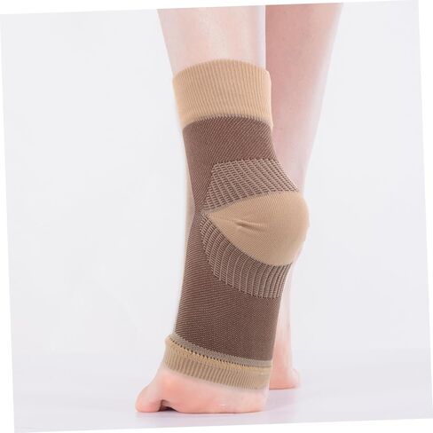 TOYANDONA Ankle Compression Sleeve for Sports Breathable Elastic Ankle Support Wraps 1 Pair for Running Tennis Injury Recovery in Saudi Arabia