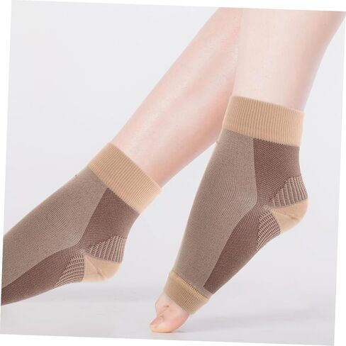 TOYANDONA Ankle Compression Sleeve for Sports Breathable Elastic Ankle Support Wraps 1 Pair for Running Tennis Injury Recovery in Saudi Arabia