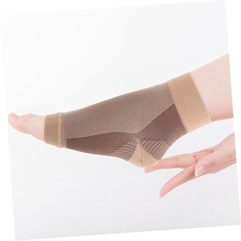 TOYANDONA Ankle Compression Sleeve for Sports Breathable Elastic Ankle Support Wraps 1 Pair for Running Tennis Injury Recovery in Saudi Arabia