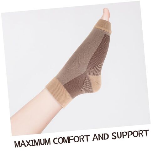TOYANDONA Ankle Compression Sleeve for Sports Breathable Elastic Ankle Support Wraps 1 Pair for Running Tennis Injury Recovery in Saudi Arabia