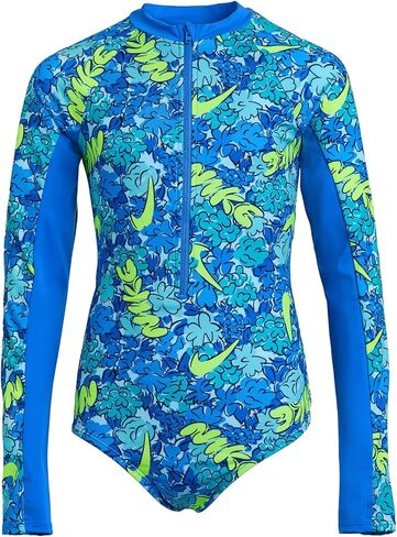 قطعة واحدة بأكمام طويلة تحمل شعار Doodle للسيدات من Nike (طفل صغير/طفل كبير) in Saudi Arabia