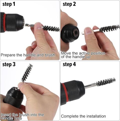 Nogeqi 2 Pack Golf Club Hosel Brush، أداة تنظيف فرشاة سلك الفولاذ المقاوم للصدأ مع مقبض سداسي لنوادي الجولف الخشبية والحديدية، متوافقة مع المثقاب الكهربائي (فضي) in Saudi Arabia