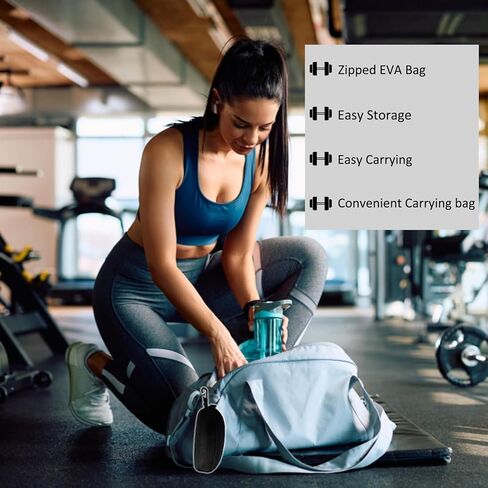 قفازات التمرين للرجال والنساء، مقابض تمرين مضادة للانزلاق، وسادات مطاطية لمقابض الصالة الرياضية لحماية راحة اليد مع صندوق تخزين (أسود) in Kuwait