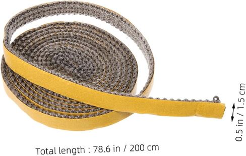 ULTECHNOVO 1Roll Self Adhesive Fiberglass Gasket Tape for Stove and Heat Resistant Seal Tape for Grill Door Replacement Easy Installation and Multi Purpose Use in Saudi Arabia