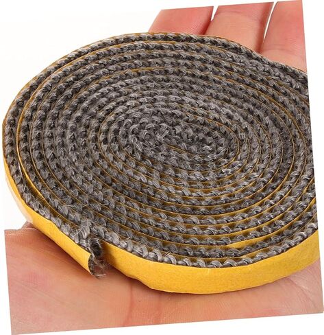 ULTECHNOVO 1Roll Self Adhesive Fiberglass Gasket Tape for Stove and Heat Resistant Seal Tape for Grill Door Replacement Easy Installation and Multi Purpose Use in Saudi Arabia