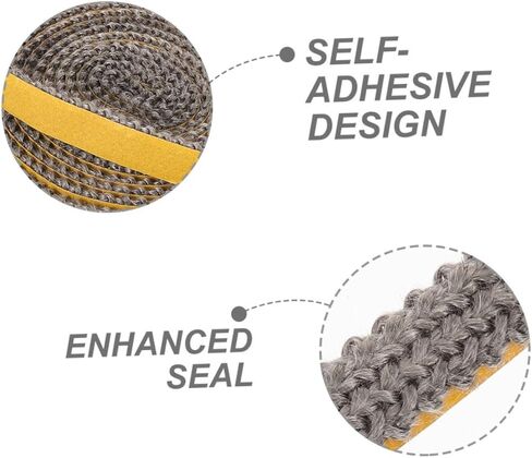ULTECHNOVO 1Roll Self Adhesive Fiberglass Gasket Tape for Stove and Heat Resistant Seal Tape for Grill Door Replacement Easy Installation and Multi Purpose Use in Saudi Arabia