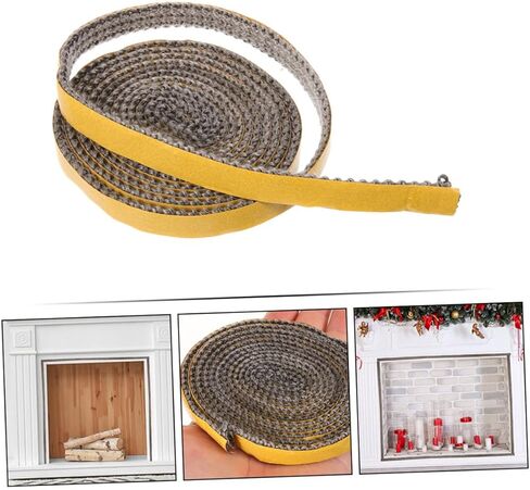 ULTECHNOVO 1Roll Self Adhesive Fiberglass Gasket Tape for Stove and Heat Resistant Seal Tape for Grill Door Replacement Easy Installation and Multi Purpose Use in Saudi Arabia