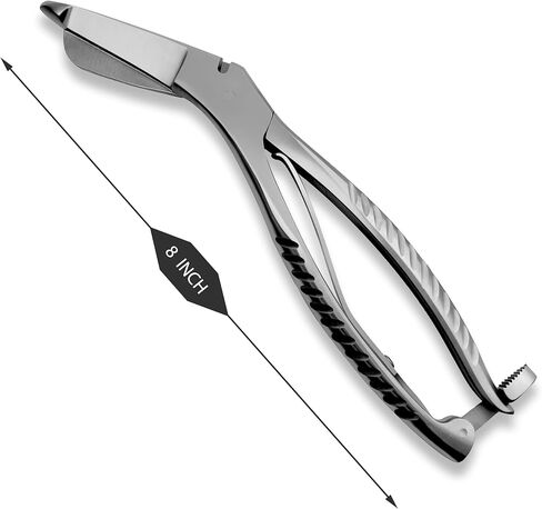 Veterinary Cast & Plaster Shear - Stainless Steel Construction, Curved Handle for Better Grip & Control, Sharp Angled for Cutting through Tough Materials in Saudi Arabia