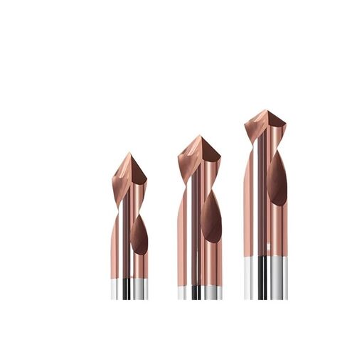 Carbide Spot Drill Bit Metal Chamfering Drilling Guide Tool 60 90 120 Degree Tungsten Steel Location Centering(2F 120d,D10x75L) in Saudi Arabia