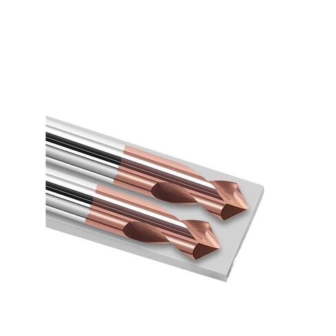 Carbide Spot Drill Bit Metal Chamfering Drilling Guide Tool 60 90 120 Degree Tungsten Steel Location Centering(2F 120d,D10x75L) in Saudi Arabia