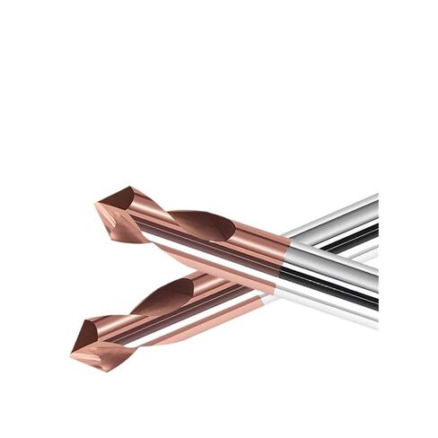 Carbide Spot Drill Bit Metal Chamfering Drilling Guide Tool 60 90 120 Degree Tungsten Steel Location Centering(2F 120d,D10x75L) in Saudi Arabia