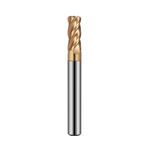 Tungsten Carbide Bull Nose End Mill 4Flutes Milling Cutter R0.5 R1 HRC62 Corner Radius(6R0.5x30x6x100) in Saudi Arabia