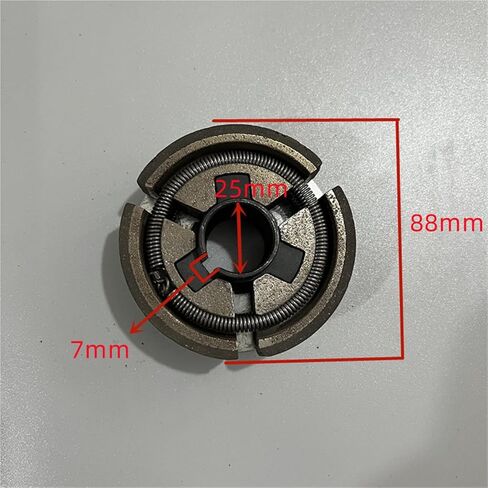 Clutch fits for GX390 GX420 GX450 GX460 188F 190F 192F Engine with 25mm Shaft Output Used for Water Pump/Cutter in Saudi Arabia