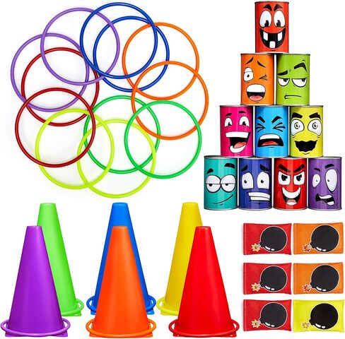 لعبة Bean Bag Toss Toys Outdoor Toys للأطفال الصغار ، لعبة Cornhole خارج الألعاب للأطفال الذين تتراوح أعمارهم بين 3 و 5 سنوات ، لعبة كرنفال Toodler Kids Outdoor Toys للأعمار من 5 إلى 7 سنوات in Kuwait