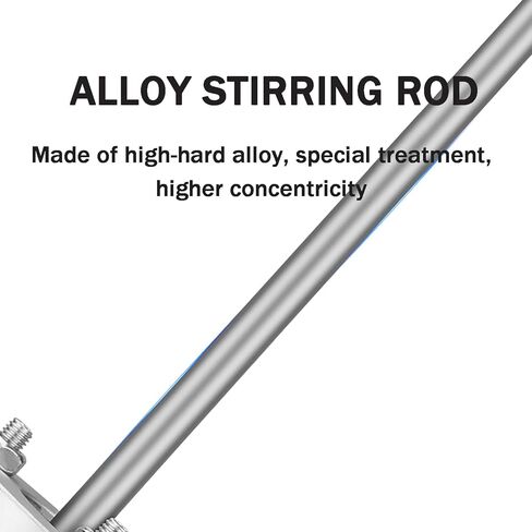 خلاط طلاء أوتوماتيكي هوائي سعة 1 جالون، محرض هواء 1/16 حصان، أداة خلط طلاء الحبر مع حامل قابل للتعديل للارتفاع، للمواد الكيميائية الصبغية بالحبر السائل اللزج in Kuwait