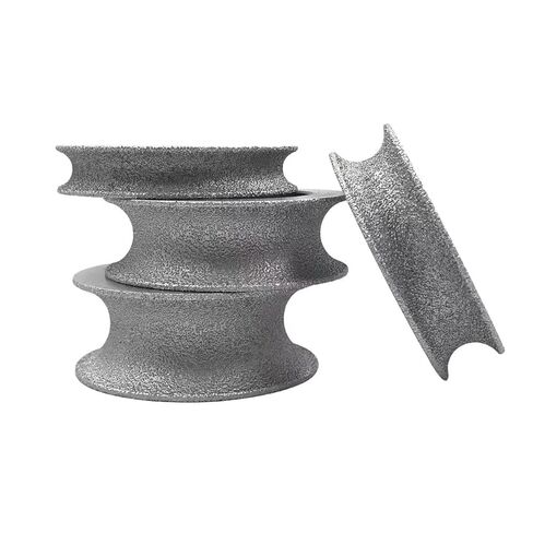 Grinding Wheels,Carving Disc, Dry Vacuum Brazed Diamond Grinding Wheel Demi-bullnose Edge Profile Disc(20mm) in Saudi Arabia
