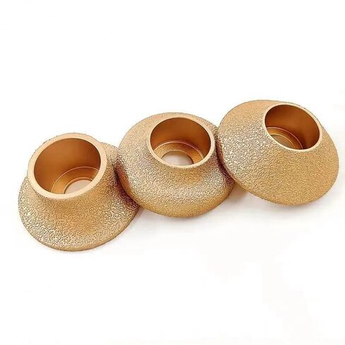 Grinding Wheels,Carving Disc, Dry Vacuum Brazed Diamond Grinding Wheel Demi-bullnose Edge Profile Disc(Roman Column 35mm) in Saudi Arabia