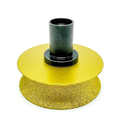 Grinding Wheels,Carving Disc, Vacuum Brazed Diamond Grinding Wheel Demi-bullnose Edge Marble Edging Profile Disc(Round Wheel 35mm) in Saudi Arabia